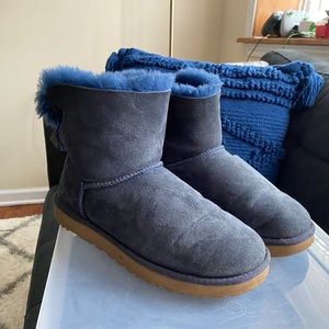 Mini Bailey Bow-II Navy Blue Uggs